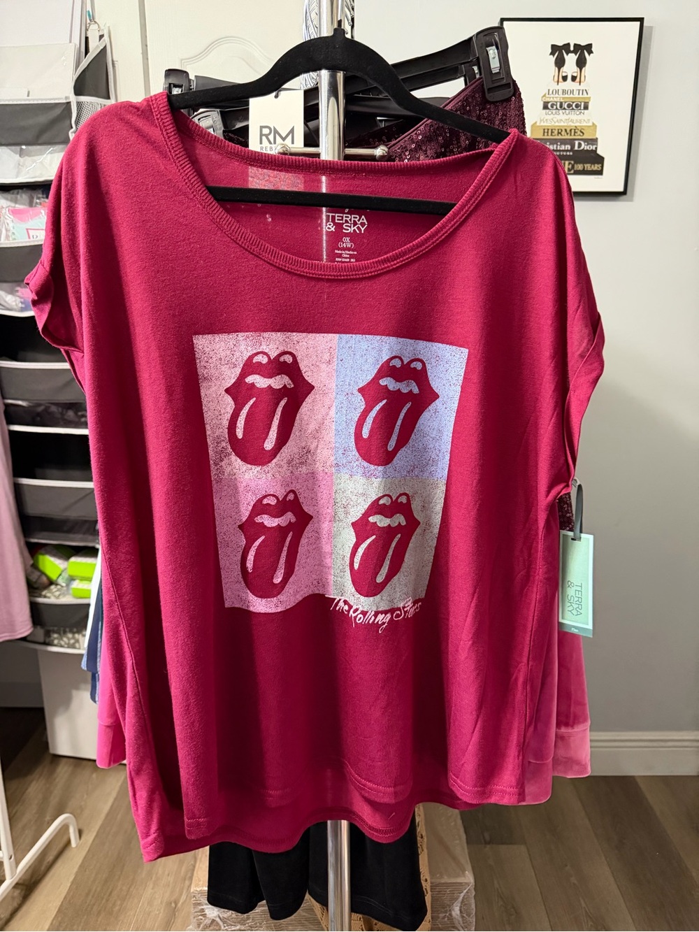 Terra & Sky The Rolling Stones Graphic Tee 0X 2X 3X 4X